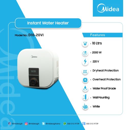 MIDEA-10LTR-WATER-HEATER-D10-20VI - Image 2