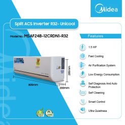 Alternative view of Midea Unicool Inverter Air Condition MSAF24B-12CRDN1-R32
