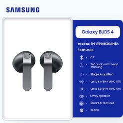 Samsung Galaxy Buds 4 Black SM-R540NZKAMEA - Image 3